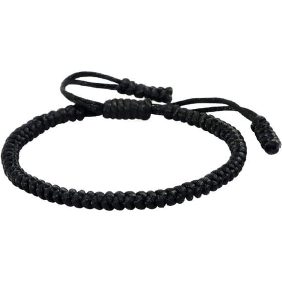 Handmade Tibetan String Woven Rope Knot Buddhist Kabbalah Protection - Picture 1 of 3